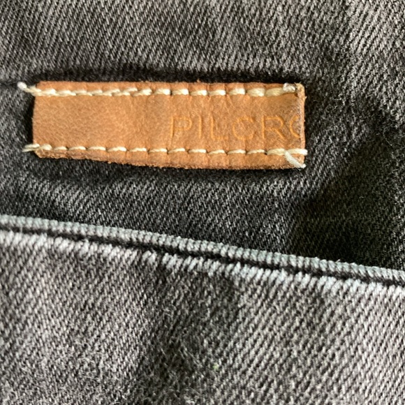 Pilcro Anthropologie The Day Tripper Womens Denim Wide Leg Crop Pants Size 29 - Picture 10 of 14